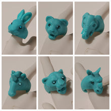 Cargar imagen en el visor de la galería, Anillos turquesa