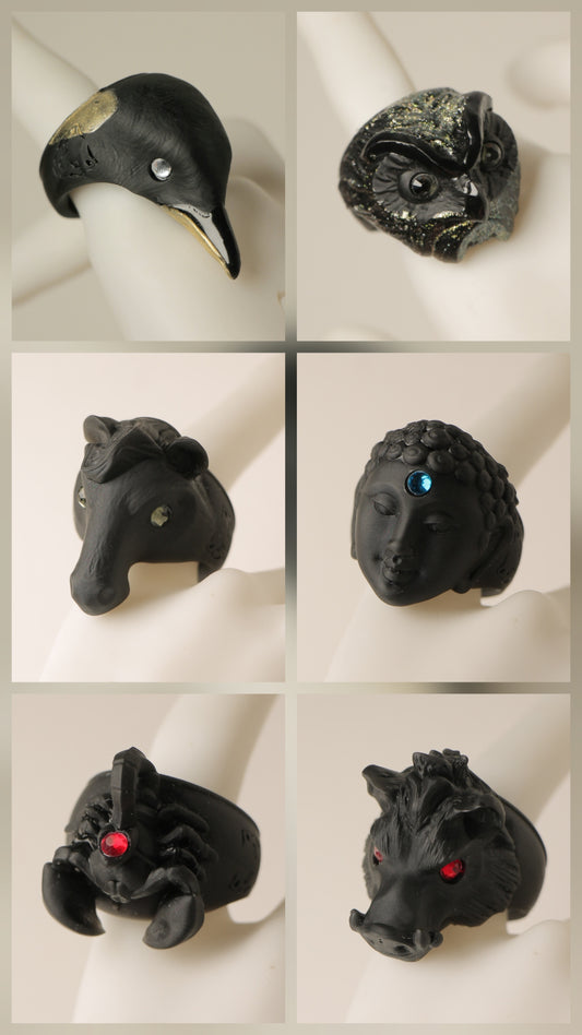Anillos negro