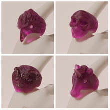 Cargar imagen en el visor de la galería, Anillos Violeta translúcido

