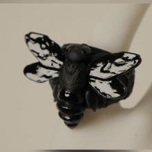 Cargar imagen en el visor de la galería, Anillos negro glitter
