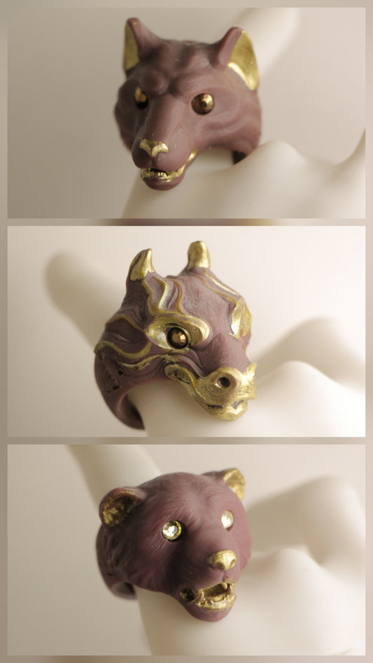 Anillos  Chocolate oro