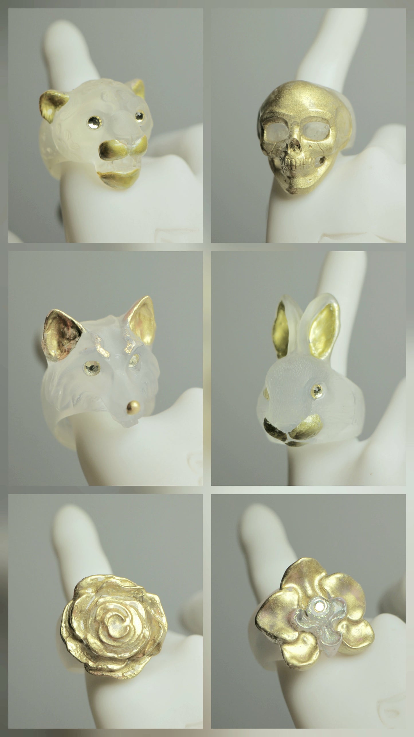 Anillos Translucido Oro