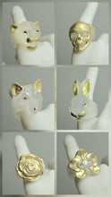 Cargar imagen en el visor de la galería, Anillos Blanco plateado
