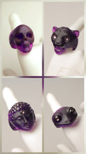 Cargar imagen en el visor de la galería, Anillos Violeta translúcido
