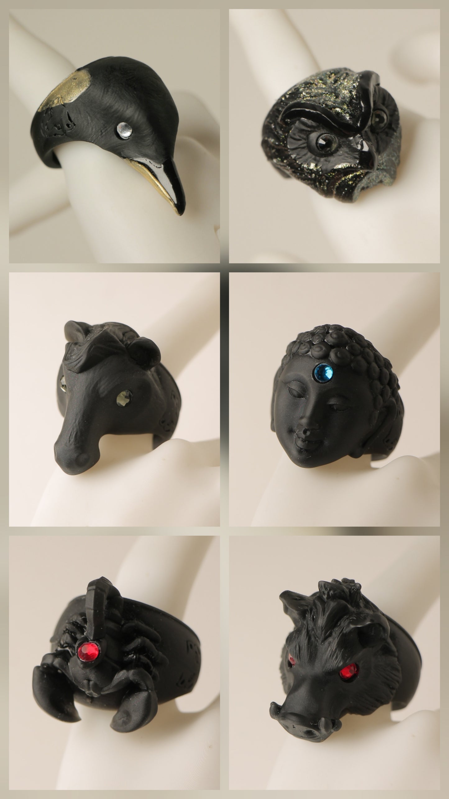 Anillos negro