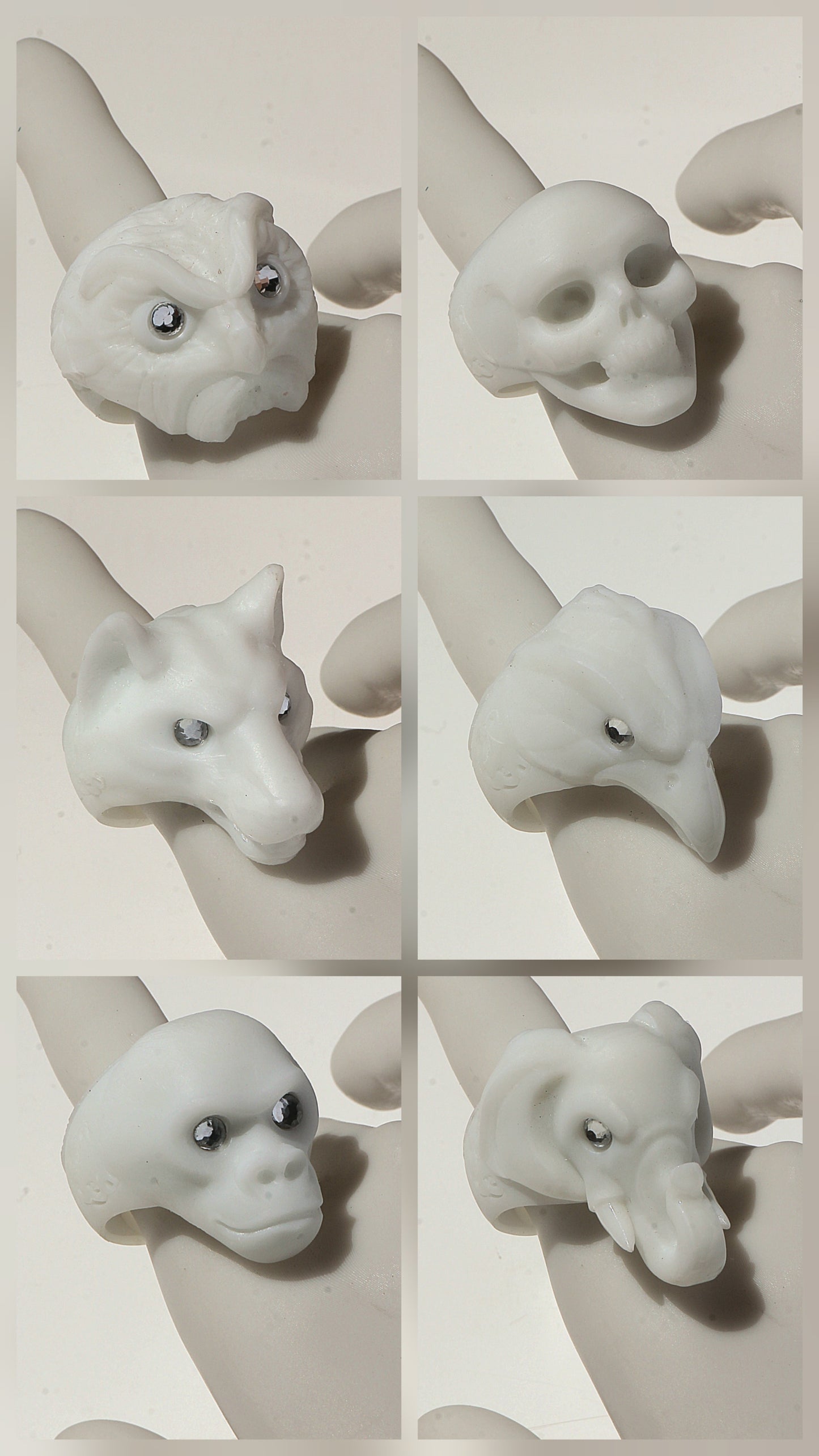 Anillos blanco