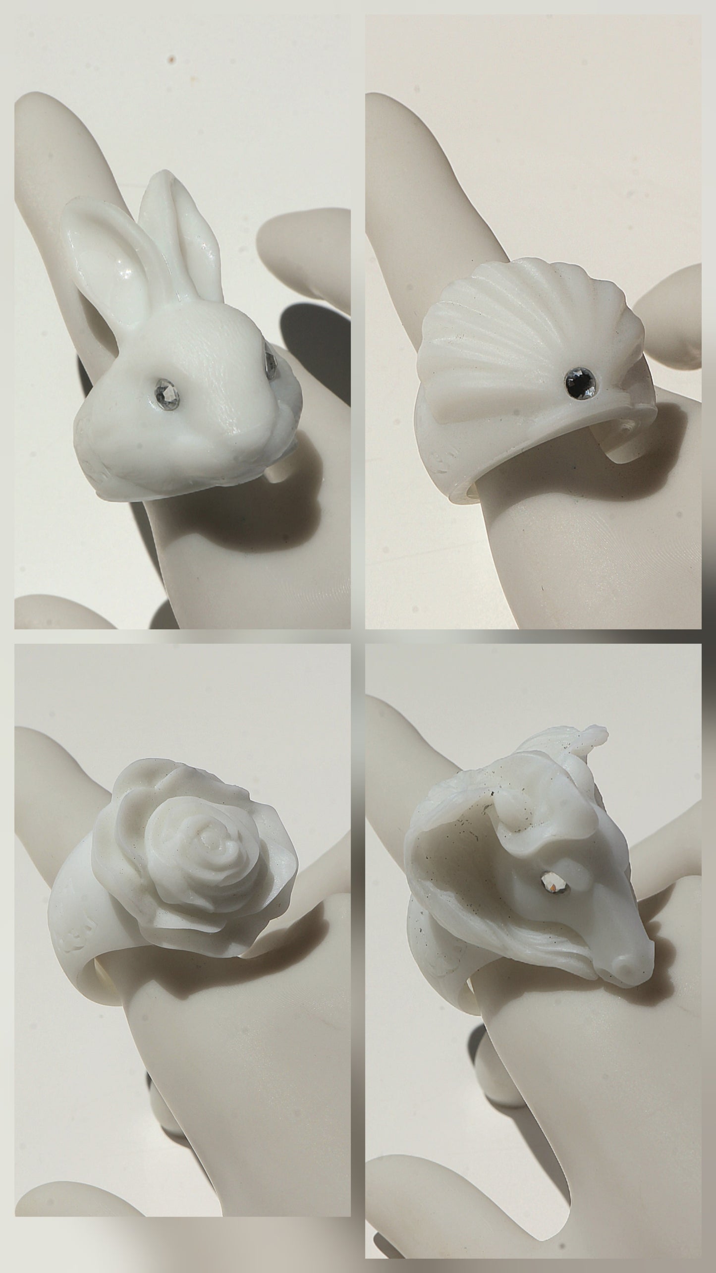 Anillos blanco