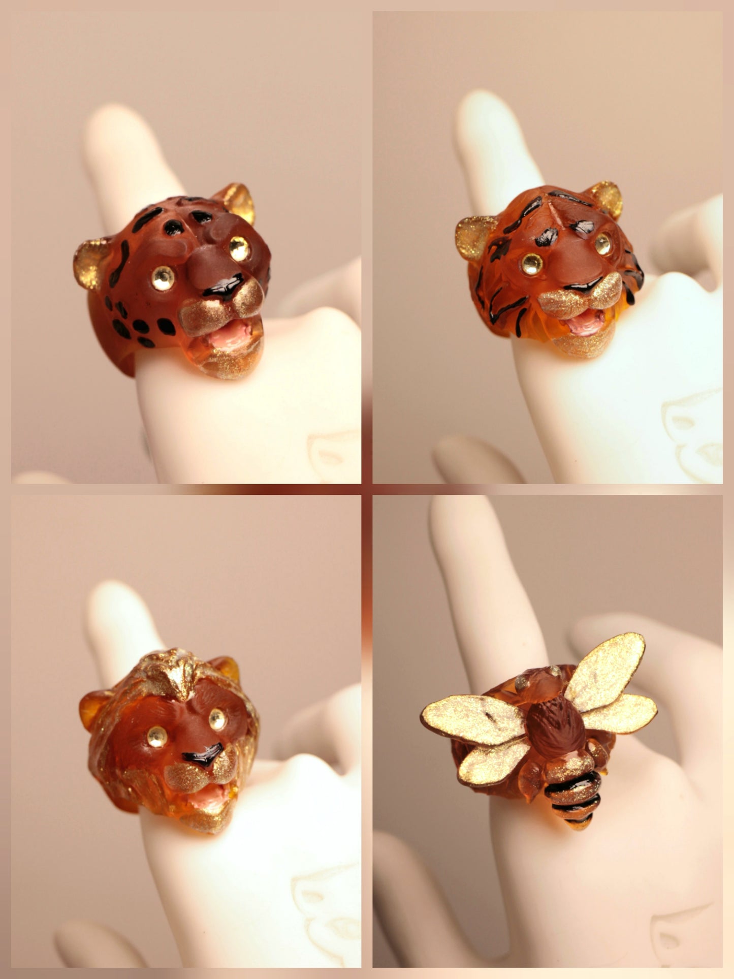 Anillos  Miel Real manchas negras