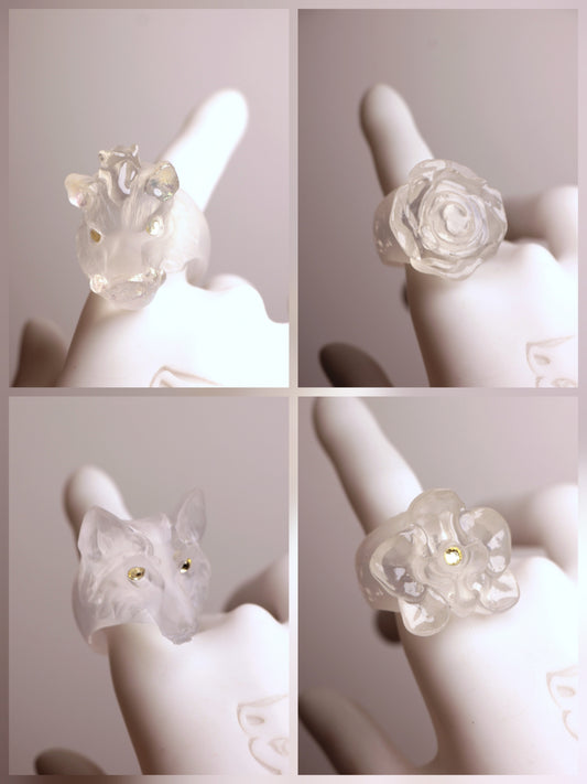 Anillos hielo translúcido