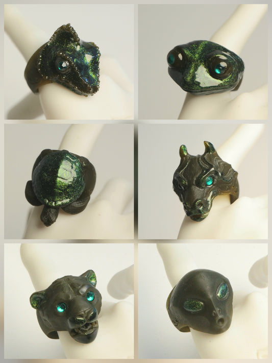 Anillos Verde Oliva