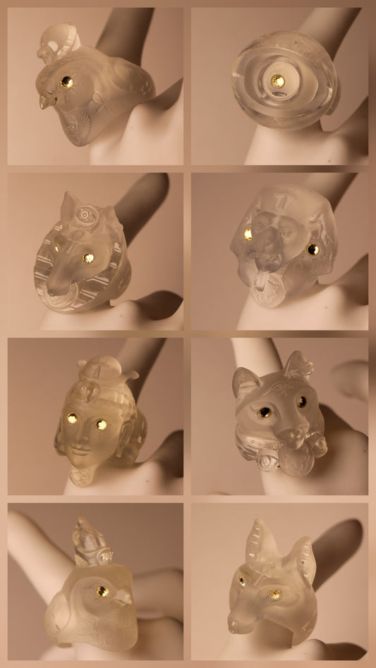 Anillos Egipcios Translúcido