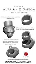 Cargar imagen en el visor de la galería, Anillo Jaguar Negro
