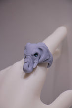 Cargar imagen en el visor de la galería, Anillos gris Sólido texturizado

