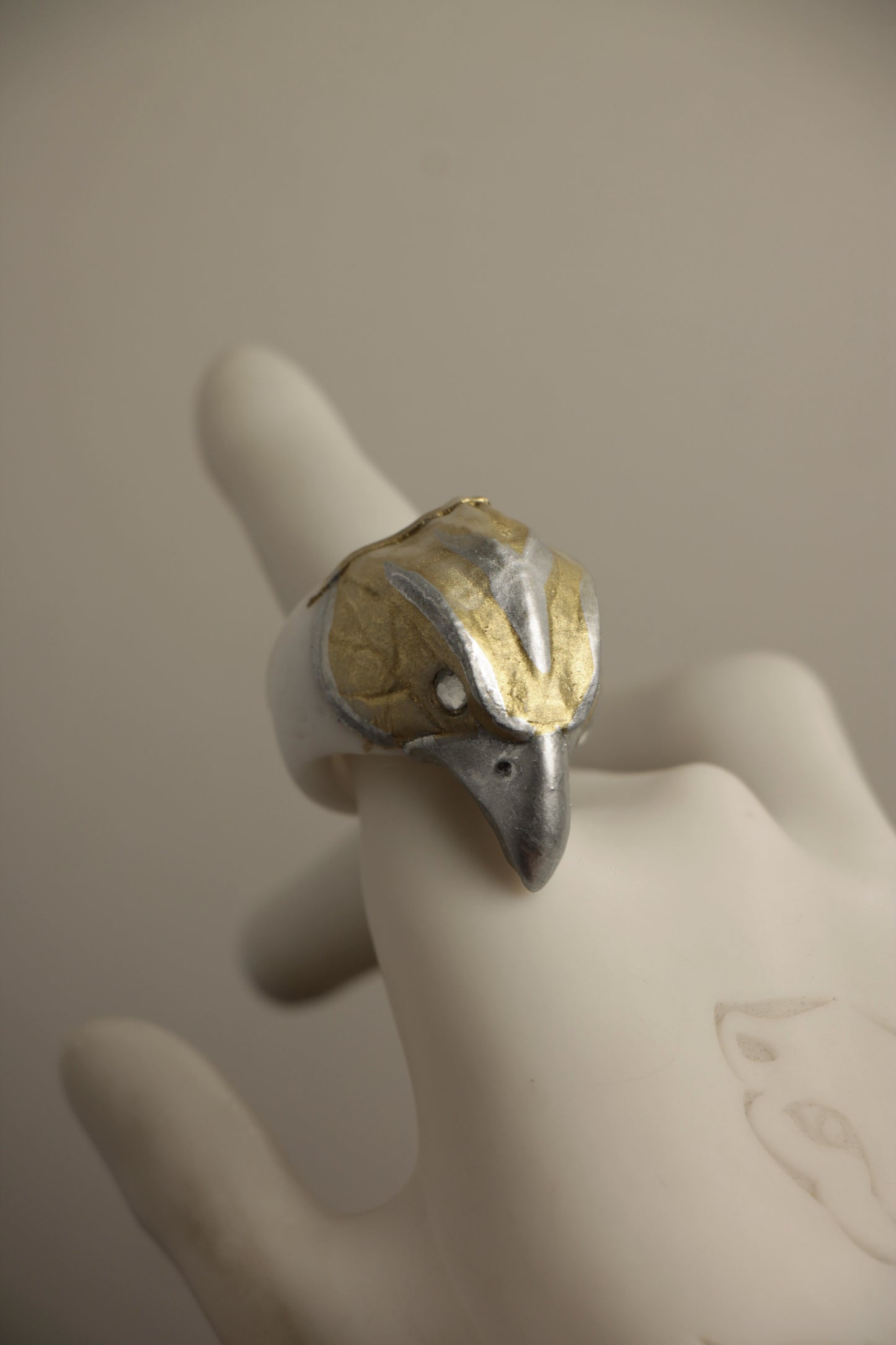 Anillos blanco/Dorado/Plata
