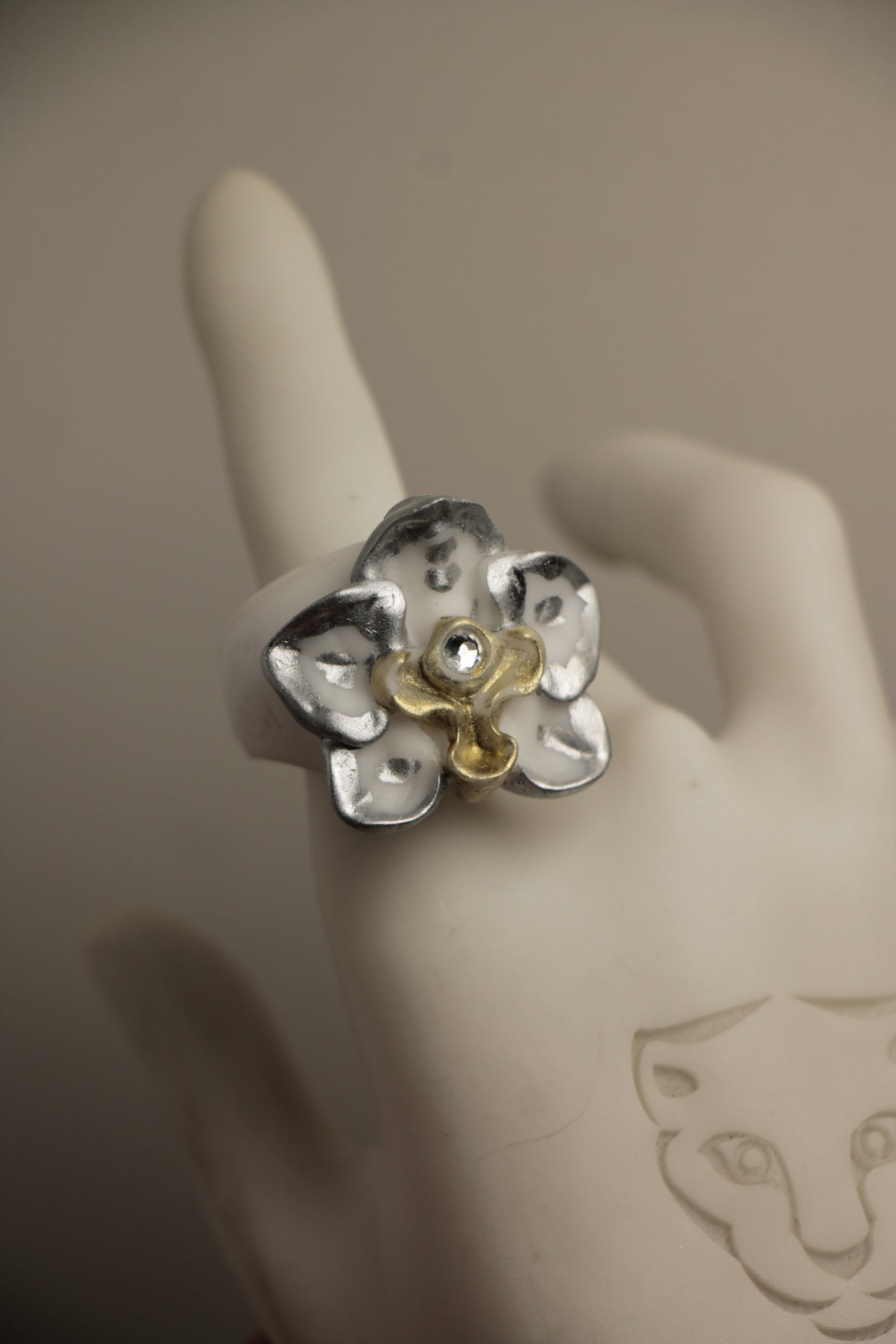 Anillos blanco/Dorado/Plata