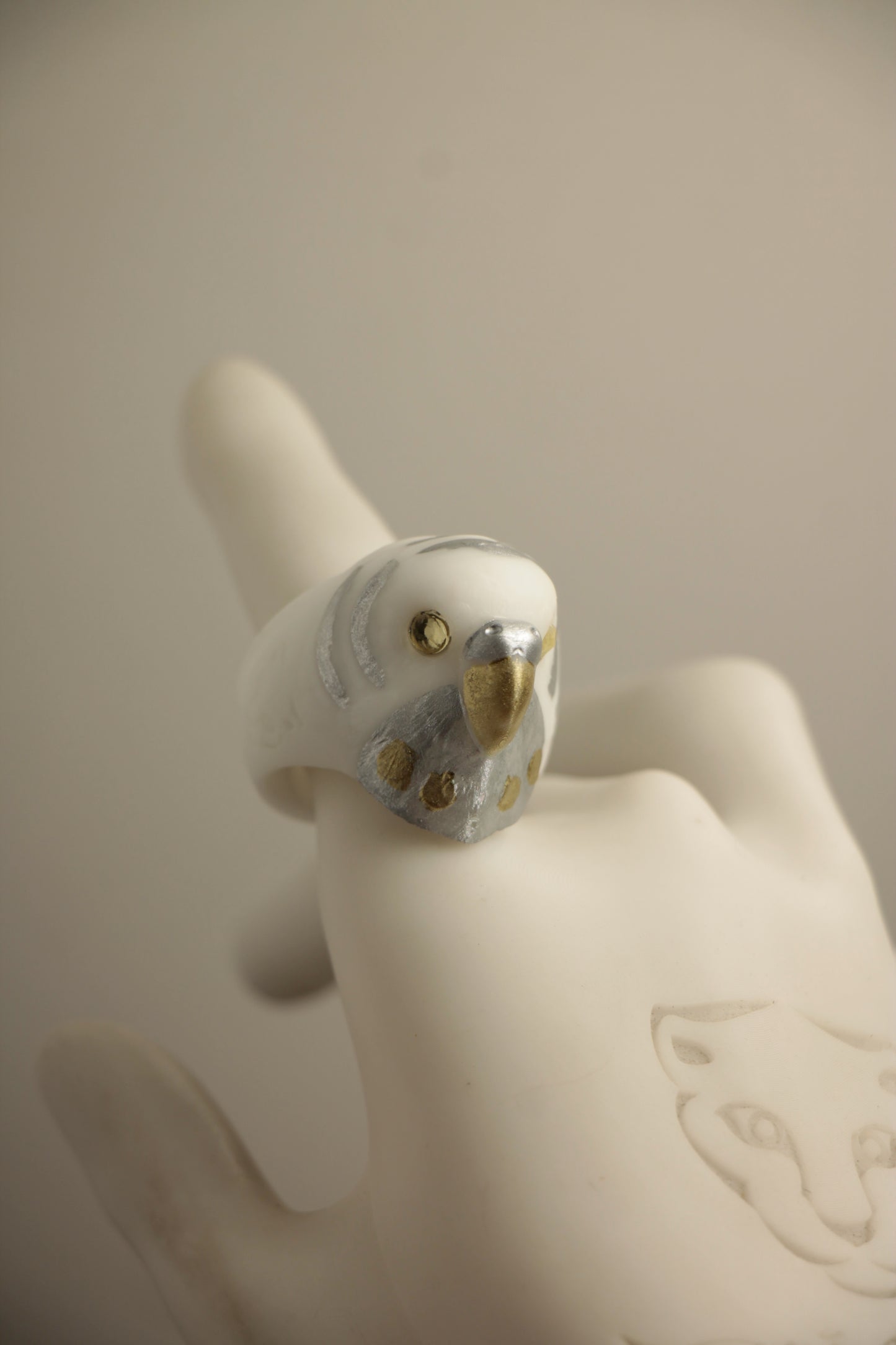 Anillos blanco/Dorado/Plata