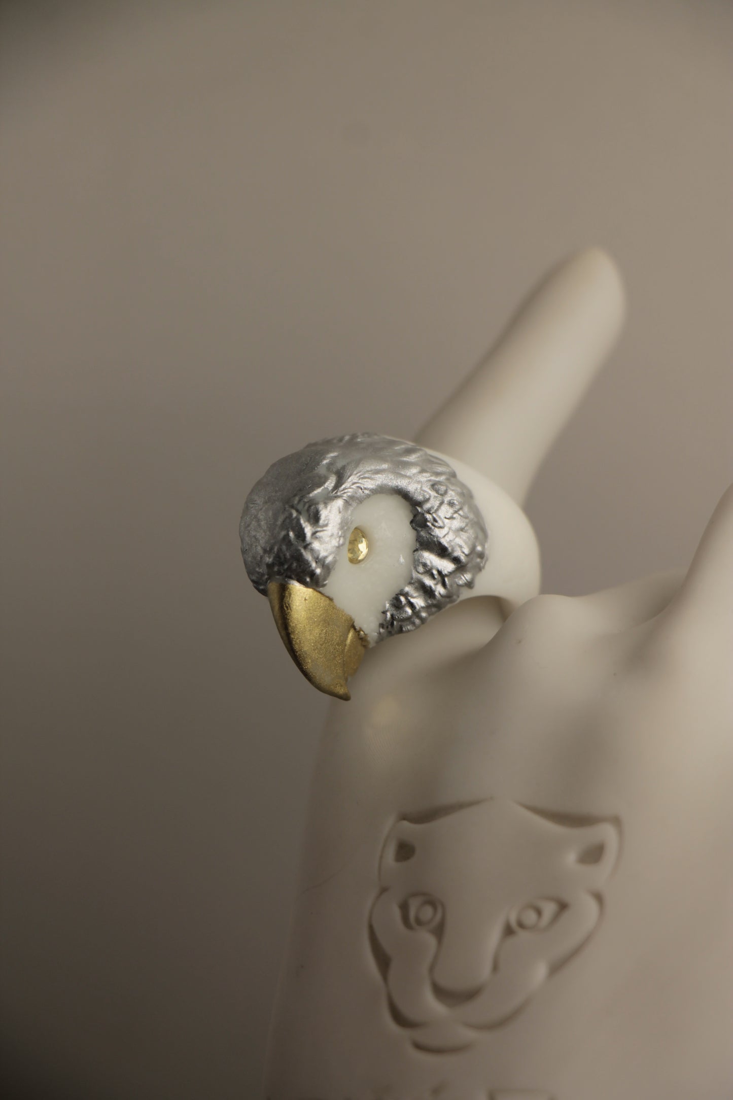 Anillos blanco/Dorado/Plata