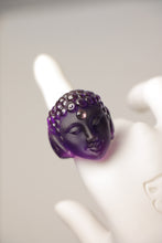 Cargar imagen en el visor de la galería, Anillos Violeta translúcido
