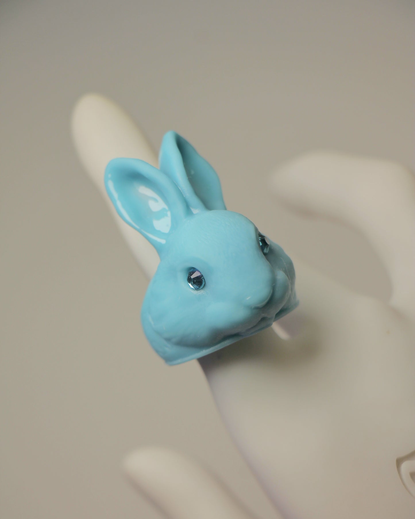 Anillos azul Pastel