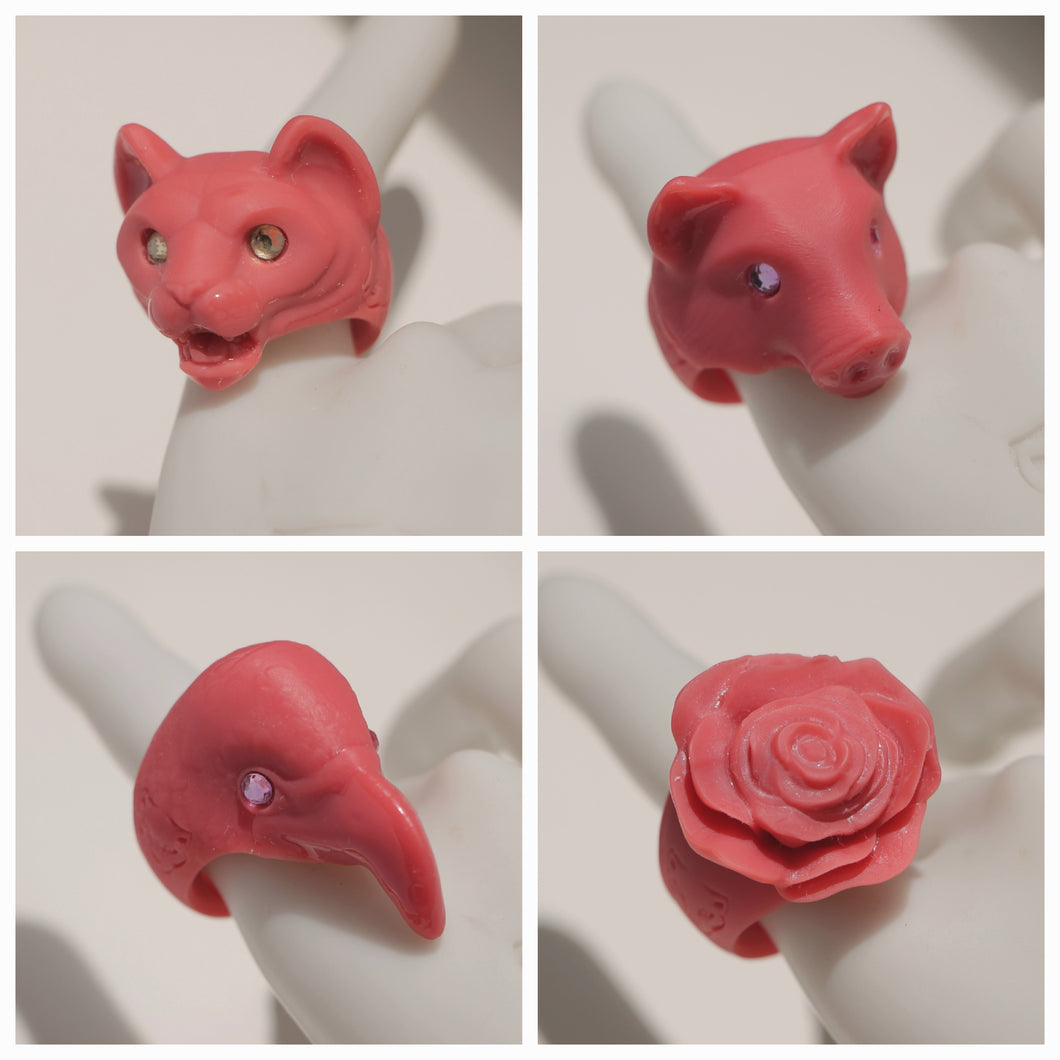 Anillos  Rosado salmón